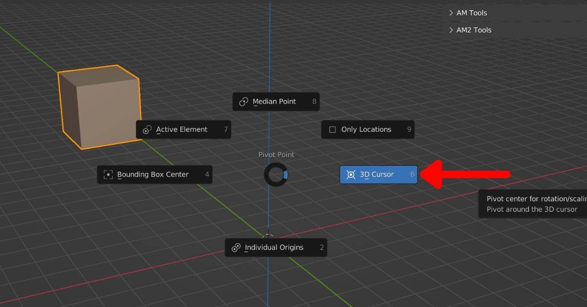 3D Cursor in Blender All You Need to Know